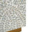 14x14x18" Square Accent Stool with White Capiz Shell Finish and Gold Pedestal Base