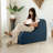 Uptown Modern Armless Accent Chair, Boucle-764237847