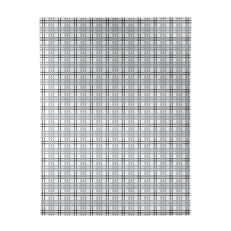 Plaid Indoor Rug, Rectangle 9' x 12'
