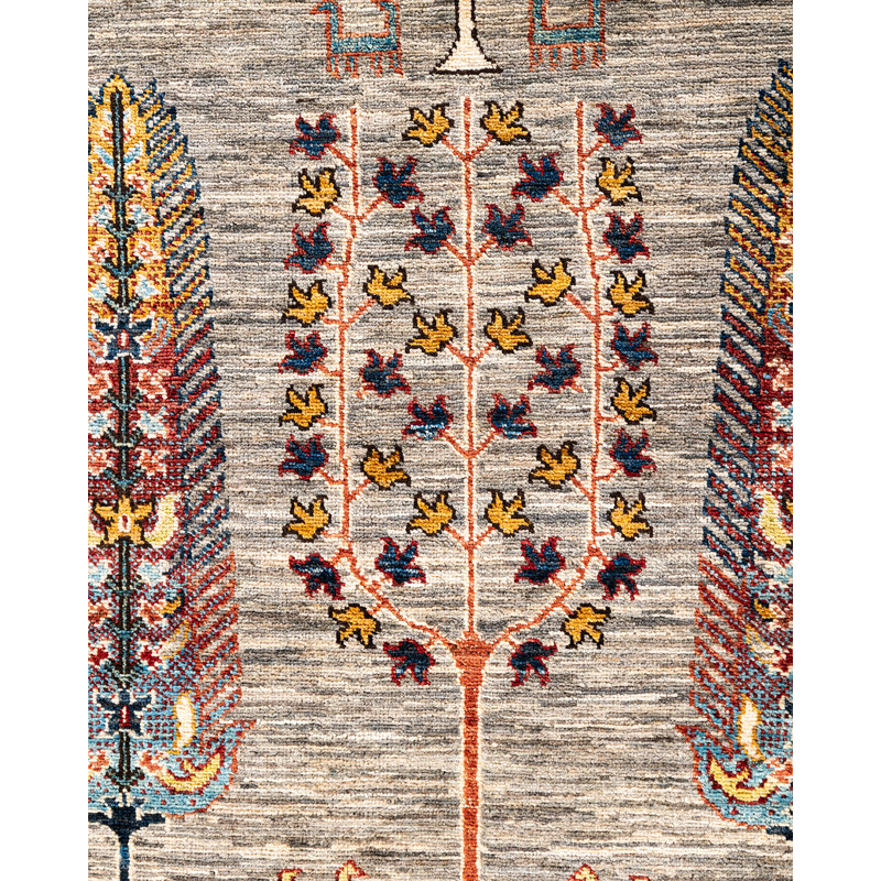 One-of-a-Kind Rectangle 8'3" X 9'8" Hand Knotted Area Rug