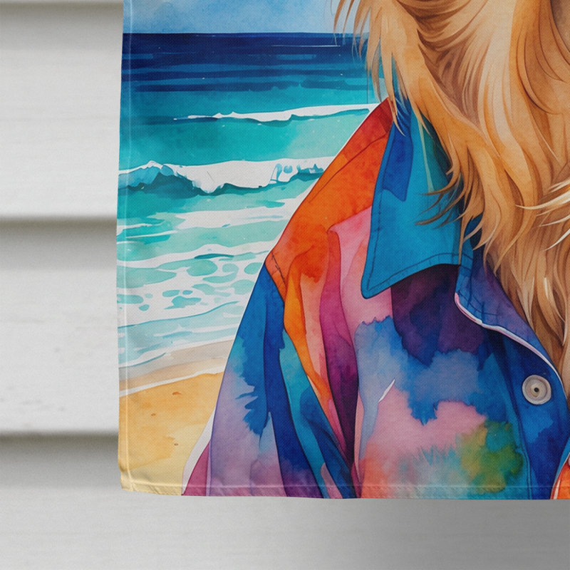 Drapeau de la maison esquimau américain, Golden retriever