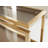 58.5'' Glass Top Console Table