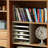 American style retro floor mounted bookcase