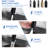 3 Functions Sprayed Pull Down Kitchen Faucet Spray Replacement With Adapters In Matte Black
