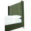 Lit plateforme en velours vert eucalyptus Promade Mid-Century-1820303222-1820302986