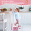 Non-Slip 2-Step Toddler Stool for Bathroom & Kitchen – Sturdy, Multifunctional Child Step, Supports Up to 250 lbs, Easy to Clean, Ideal for Toilet & basin-1804007645