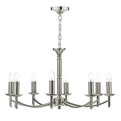 Amplas 8 - Light Candle Style Chandelier