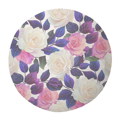 Tapis tressé Flower Drift