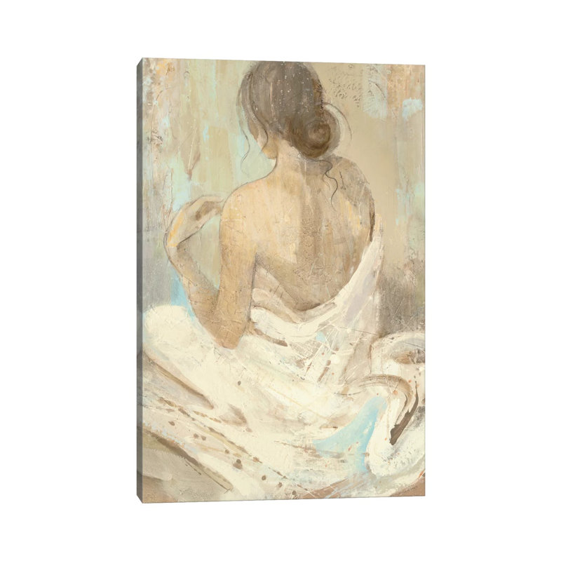 «Abstract figure Study II» par Albena Hristova - reproduction d'art, H 12 po x l 8 po x P 0,75 po, Toile tendue