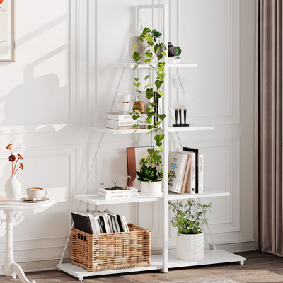 4 Tier A-shaped Frame Bookcase