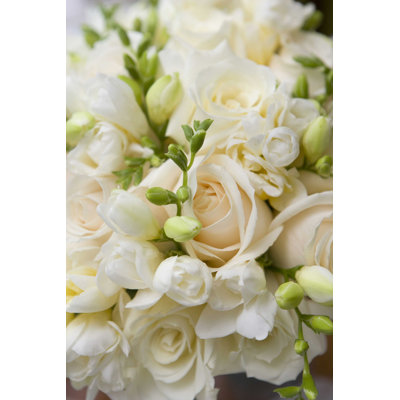 " White Rose Bouquet "