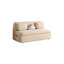 Canapé-lit causeuse 100% polyester beige-1139710392