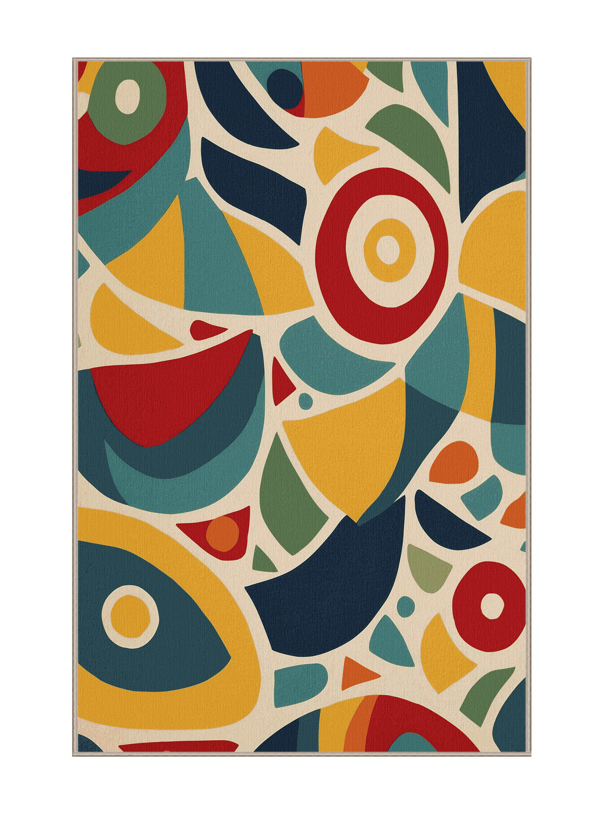 Pulse Border Rug Winston Porter Jazzy Pulse Rug | Wayfair