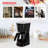 Caynel Black 5 Cups Drip Coffee Machine with Glass Carafe and Filter，600W Drip Coffeemaker
