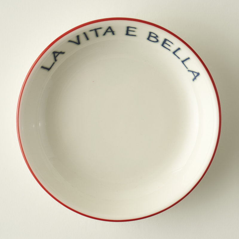 Grand bol de service en porcelaine Line
