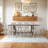 17" Wide Modern Country Farmhouse Wood Dining Room Chairs-655048343-655048328