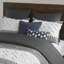 Housse de couette pour très grand lit / très grand lit, coton chenille, style, fermeture à boutons, 4 attaches d'angle, coton lavable à la machine avec chenille, imprimé, lavable à boutons et 2 taies décoratives