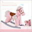 Cheval à bascule en peluche avec ours, Qabo Kids