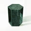 Table d'appoint hexagonale avec finition polie pour une décoration intérieure élégante-457707980