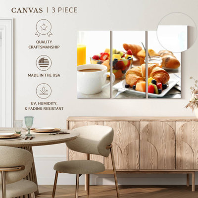  Assiette à déjeuner 'Croissant'