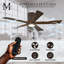 Irene Flushmount Light Kit 5 Blade LED Ceiling Fan-400726662-327028477-326228170