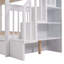 Lit superposé simple au-dessus de simple avec trois tiroirs pour chambre à coucher, dortoir Stairway-205361363-205361365