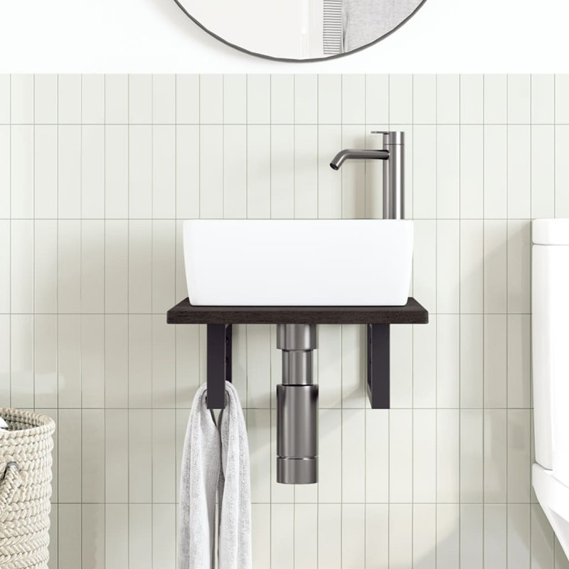 Accent Shelf, 2" H x 50" W x 2" D, Black