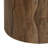 Eray Chairside End Table, 18 Inch Round Top, Brown Solid Mango Wood