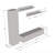 Violette 85" Modern Floating Wall Mounted Entertainment Center with 16-Color LED Lighting, High Gloss Finish-1541709163