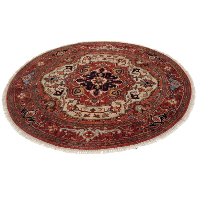 Kennetra Oriental Area Rug in Orange