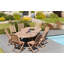 Woehler Folding Patio Dining Side Chair with Cushion