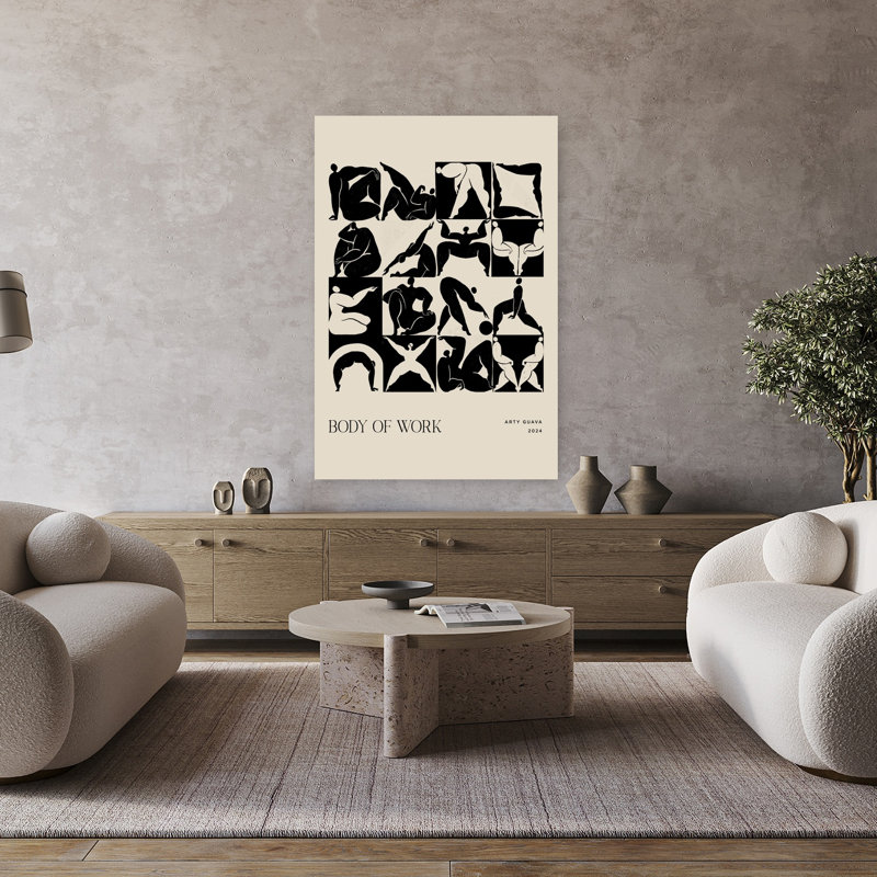 Art contemporain, art contemporain abstrait, H 48 po x l 32 po