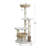 PetPals 49" Handwoven Cat Tree with Baskets and Rubber Groomer