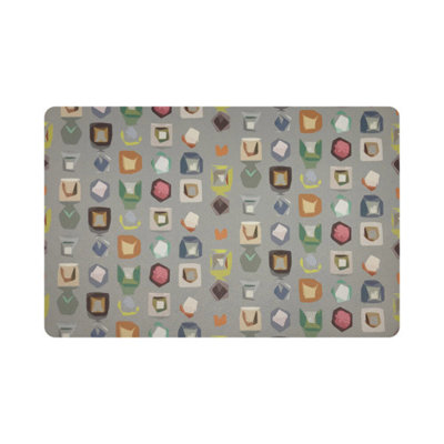 Color Pop Vegan Leather Rectangle Pebble Placemat