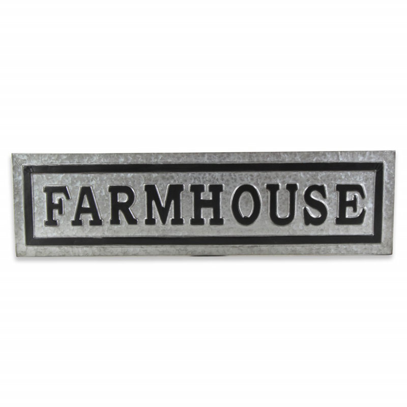 Handmade Farmhouse Wall Decor on Metal