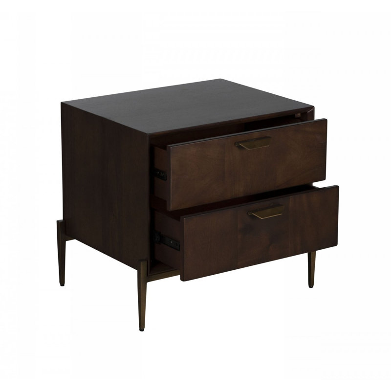 Table de chevet 2 tiroirs Jamell