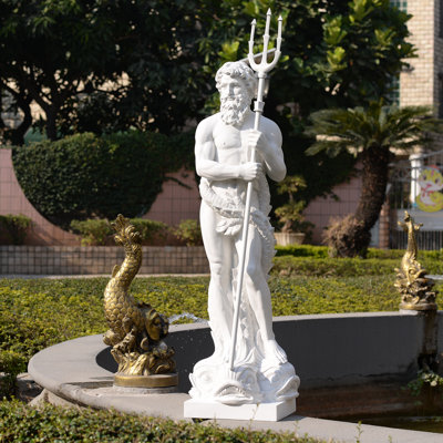 Statue Neptune avec trident