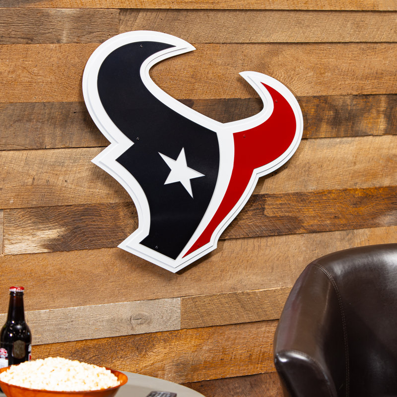 «Houston Texans Layered», art mural en métal