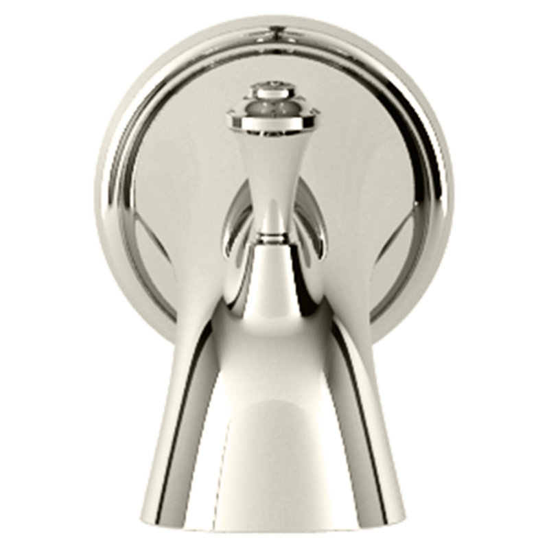 Delancey Wall Tub Spout with Diverter, Polished Nickel