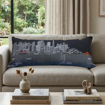 Coussin lombaire 14 po x 35 po San Francisco