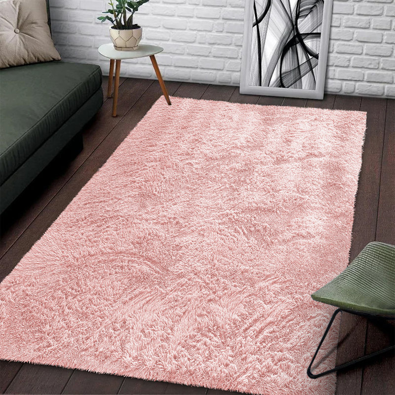 3×5 Plush Shaggy Area Rug – Ultra Soft, Non-Shedding, Machine Washable Comfort