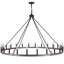 Luminaire de style campagnard rond de style campagnard à 24 lumières Yeraldine-312405697-290637767