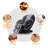 Zero Gravity Massage Chair, SL-Track, Full Body, Waist Heating, Foot Rollers, Airbags, Bluetooth Speaker, 6 Modes, 5 Techniques, 4D, 3 Intensity and Speed Optional, 2 LED Lights, 1 Remote Controller