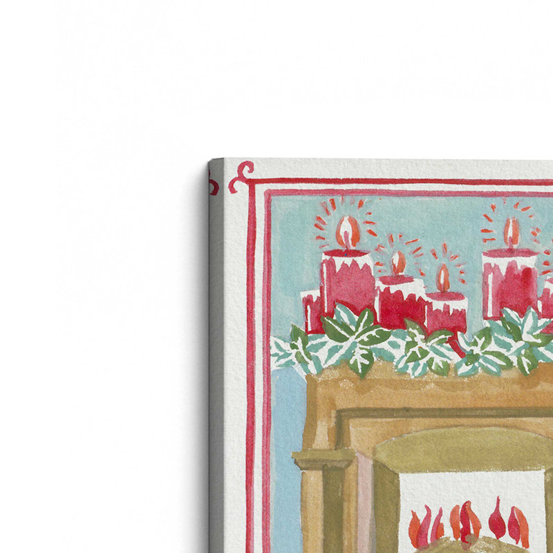 «Christmas Patchwork II» par Melissa Wang, reproduction d'art sur toile, H 30 po x l 30 po