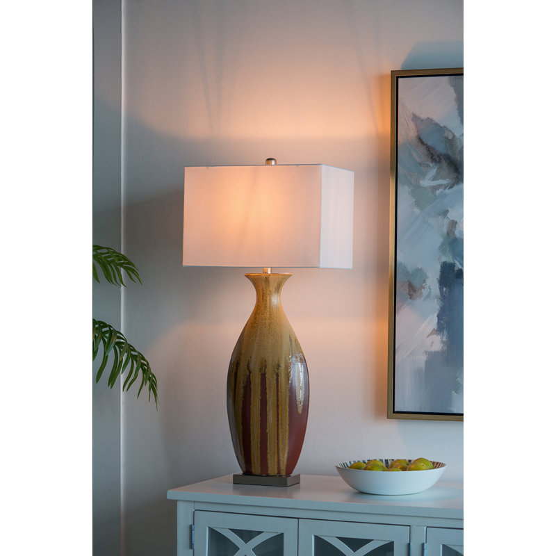 16x10.5x36" Ceramic Table Lamp