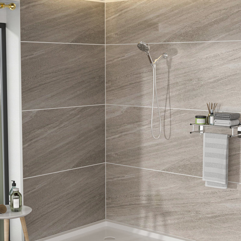 Finish 8 Shower - 4.7-inch Large Head, 59-inch Stainless Steel Hose Versatile Options Head 4.7" With Spray, Rain And Jet Modes, 59" Refreshing Showering