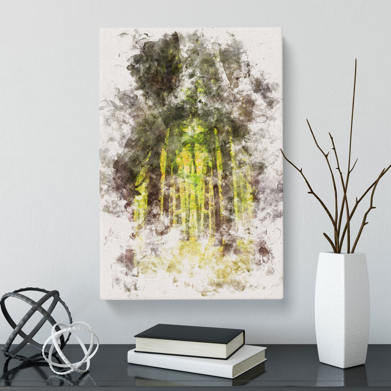 Forest Arch - Wrapped Canvas Painting Print, 76cm H x 50cm W x 3cm D