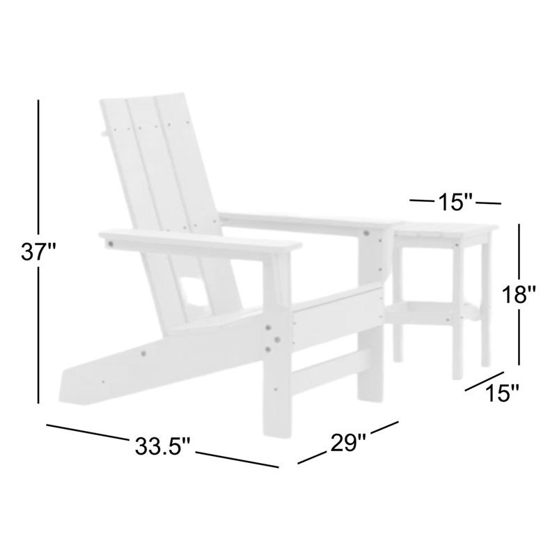 Ratcliff 4 - Person Patio Conversation Set, White