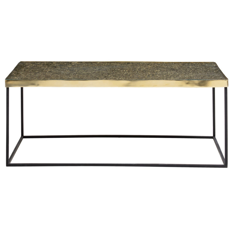 Beric Frame Coffee Table, Gold