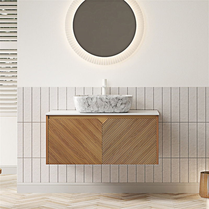 Meuble-lavabo flottant avec lavabo, 36"